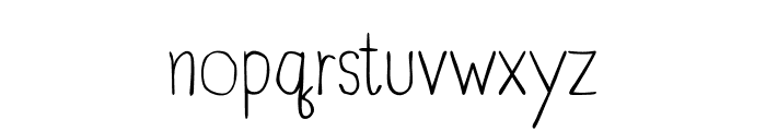 DearLetter Font LOWERCASE