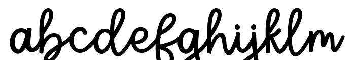 DearLove-Regular Font LOWERCASE