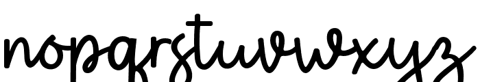 DearLove-Regular Font LOWERCASE