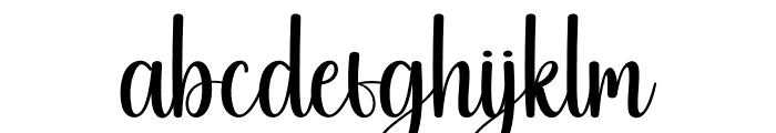 Deary February Font LOWERCASE