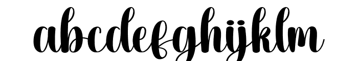 Deary Wedding Font LOWERCASE