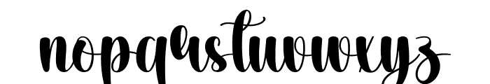 Deary Wedding Font LOWERCASE