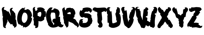 Death Bighost Font UPPERCASE