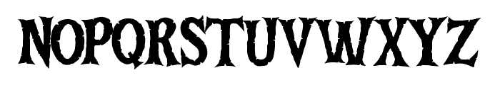 Death Bones Regular Font LOWERCASE