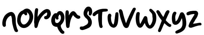 Death Cuties Font LOWERCASE