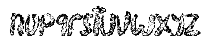 Death Demon Font LOWERCASE