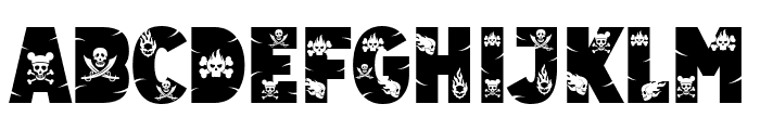 Death Ghost Font LOWERCASE