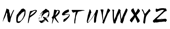 Death Metal Regular Font UPPERCASE