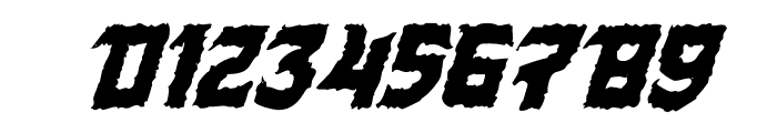 Death Mist Italic Rough Font OTHER CHARS