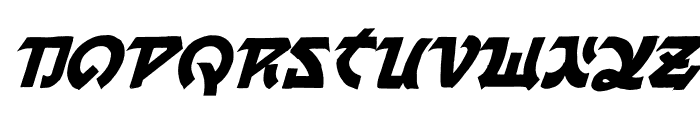 Death Mist Italic Font LOWERCASE
