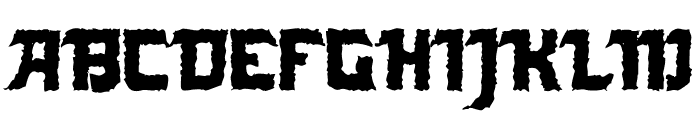Death Mist Rough Font UPPERCASE