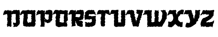 Death Mist Rough Font UPPERCASE