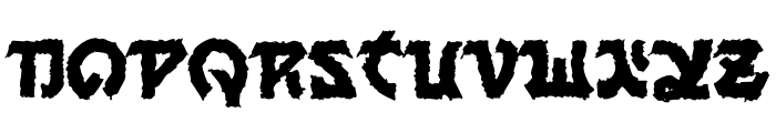 Death Mist Rough Font LOWERCASE