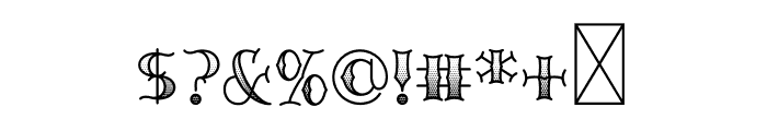 Death Poison Font OTHER CHARS
