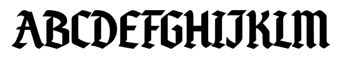 Death Rider Font UPPERCASE