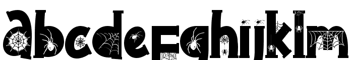 Death Spider Font LOWERCASE