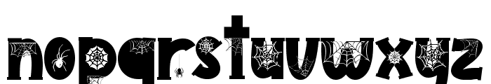 Death Spider Font LOWERCASE