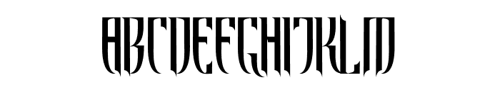 Death Wolfker Font UPPERCASE