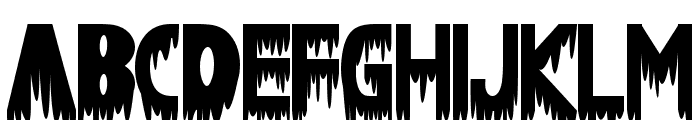 Death Zombie Font UPPERCASE