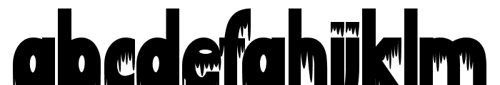 Death Zombie Font LOWERCASE