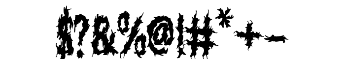 Death angel Font OTHER CHARS