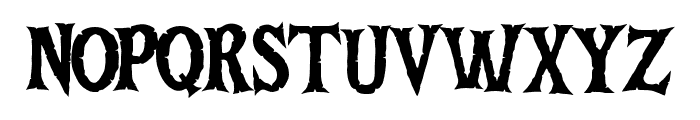 DeathBones-Regular Font LOWERCASE