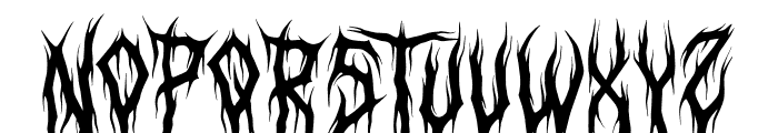 Deathcore Font UPPERCASE