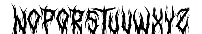 Deathcore Font LOWERCASE