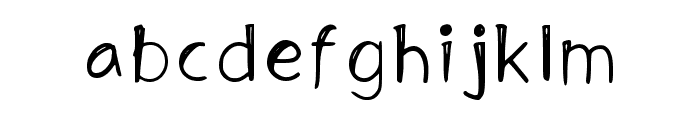 Debian Regular Font LOWERCASE