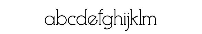 Debock Light Font LOWERCASE