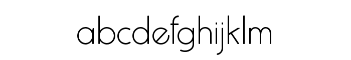 Debock Sans Light Font LOWERCASE