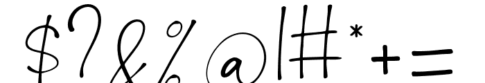 DeboraCelinaScript-Regular Font OTHER CHARS