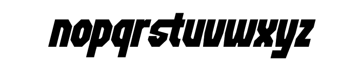 Debron Orders Italic Font LOWERCASE
