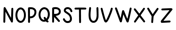 December Minimalist Font LOWERCASE