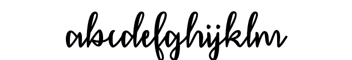 DecemberCalligraphy Font LOWERCASE