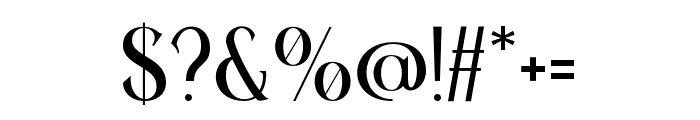 Decondor Medium Font OTHER CHARS