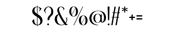 Decondor Regular Font OTHER CHARS