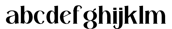 Decondor SemiBold Font LOWERCASE
