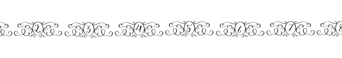 Decorative Monogram Font OTHER CHARS