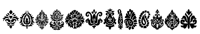 Decorative Symbol Font UPPERCASE