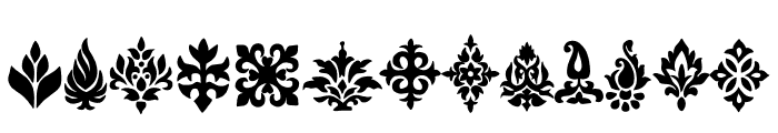 Decorative Symbol Font UPPERCASE