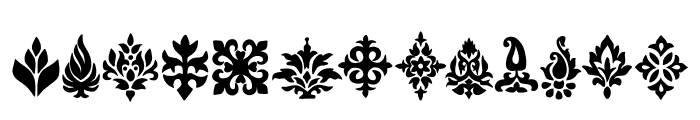 Decorative Symbol Font LOWERCASE