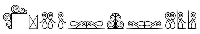 DecorativeDingbats Font OTHER CHARS