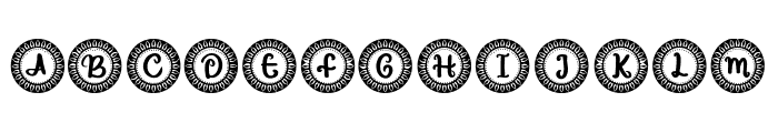 Decoria Monogram font Font LOWERCASE