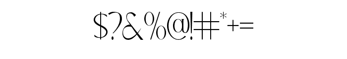 Decorya-Regular Font OTHER CHARS