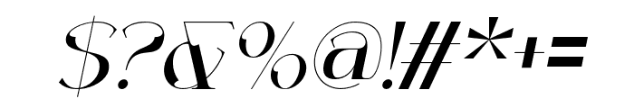 Decoslice Italic Font OTHER CHARS