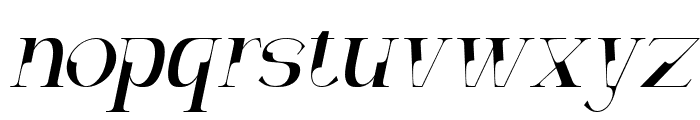 Decoslice Italic Font LOWERCASE