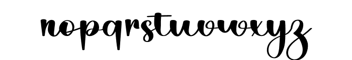 Deddy Autography Font LOWERCASE