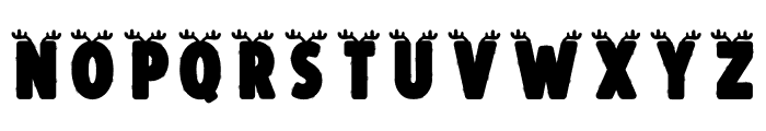 Deer Alphabet Font LOWERCASE