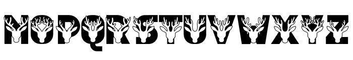 Deer Horn Font UPPERCASE